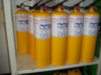 Extintores portátiles contra incendio